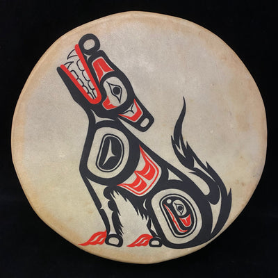 10" Howling Wolf Drum