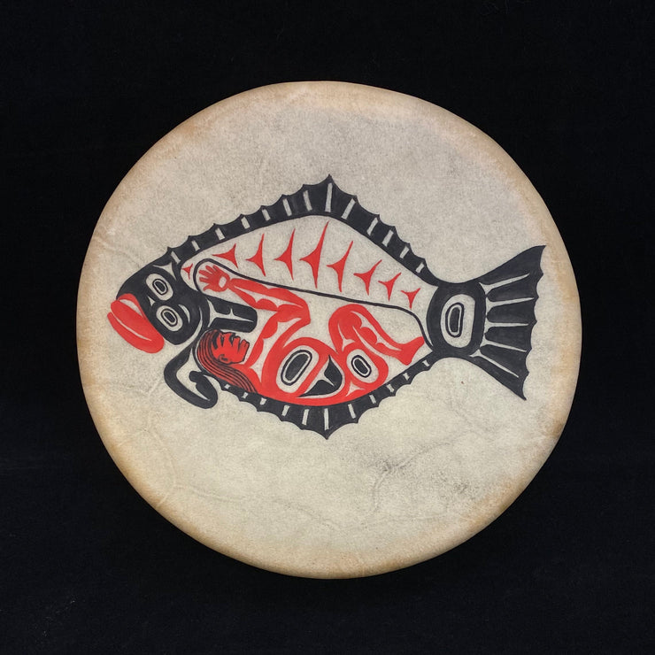 8" Halibut Man Drum