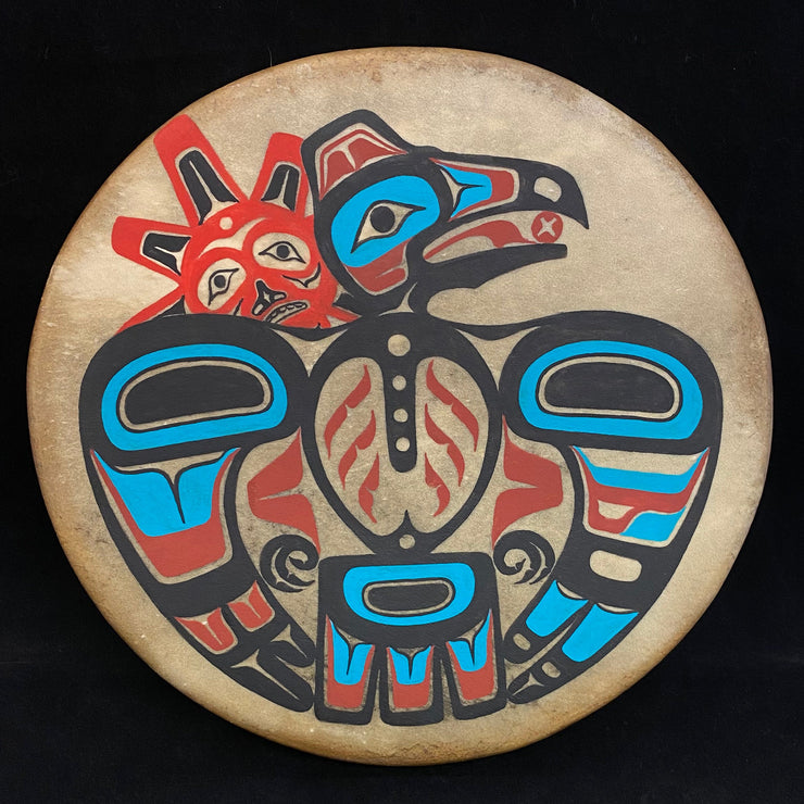 10" Raven with Sun Drum