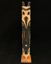 Raven/Killer Whale Totem Pole by Norman Natkong Jr.