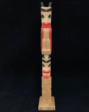 Eagle/Bear Totem Pole by Norman Natkong Jr.