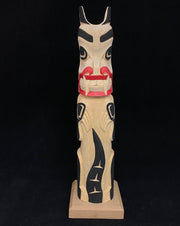 Wolf Totem Pole by Norman Natkong Jr.