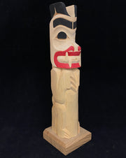 Bear Totem Pole by Norman Natkong Jr. (Yellow Cedar)