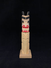 Bear Totem Pole by Norman Natkong Jr. (Yellow Cedar)