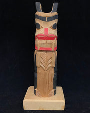 Bear Totem Pole by Norman Natkong Jr. (Red Cedar)