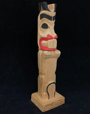 Beaver Totem Pole by Norman Natkong Jr. (Red Cedar)