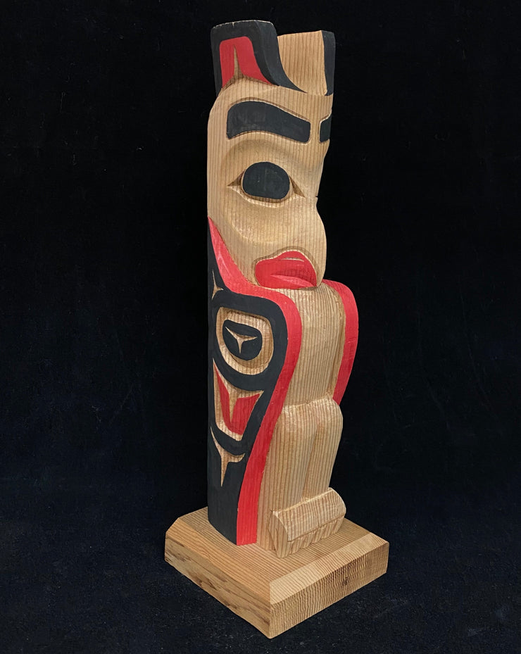Eagle Totem Pole by Norman Natkong Jr.