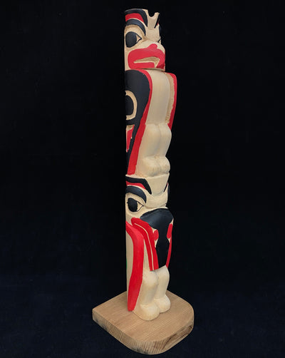 Lovebirds Totem Pole by Michael Vandal