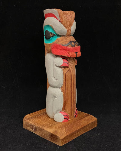 Wolf Totem Pole by Michael Vandal